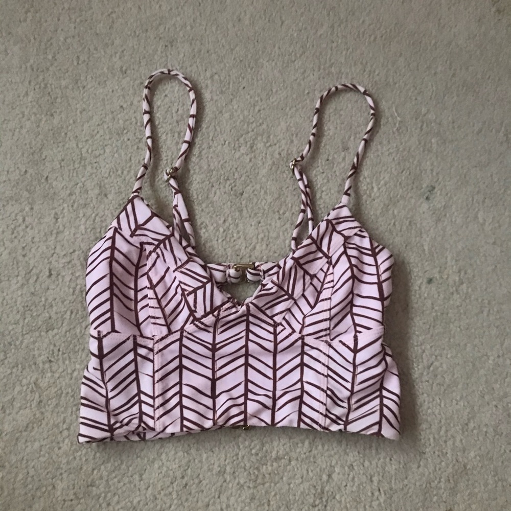 Tori praver crop bikini top